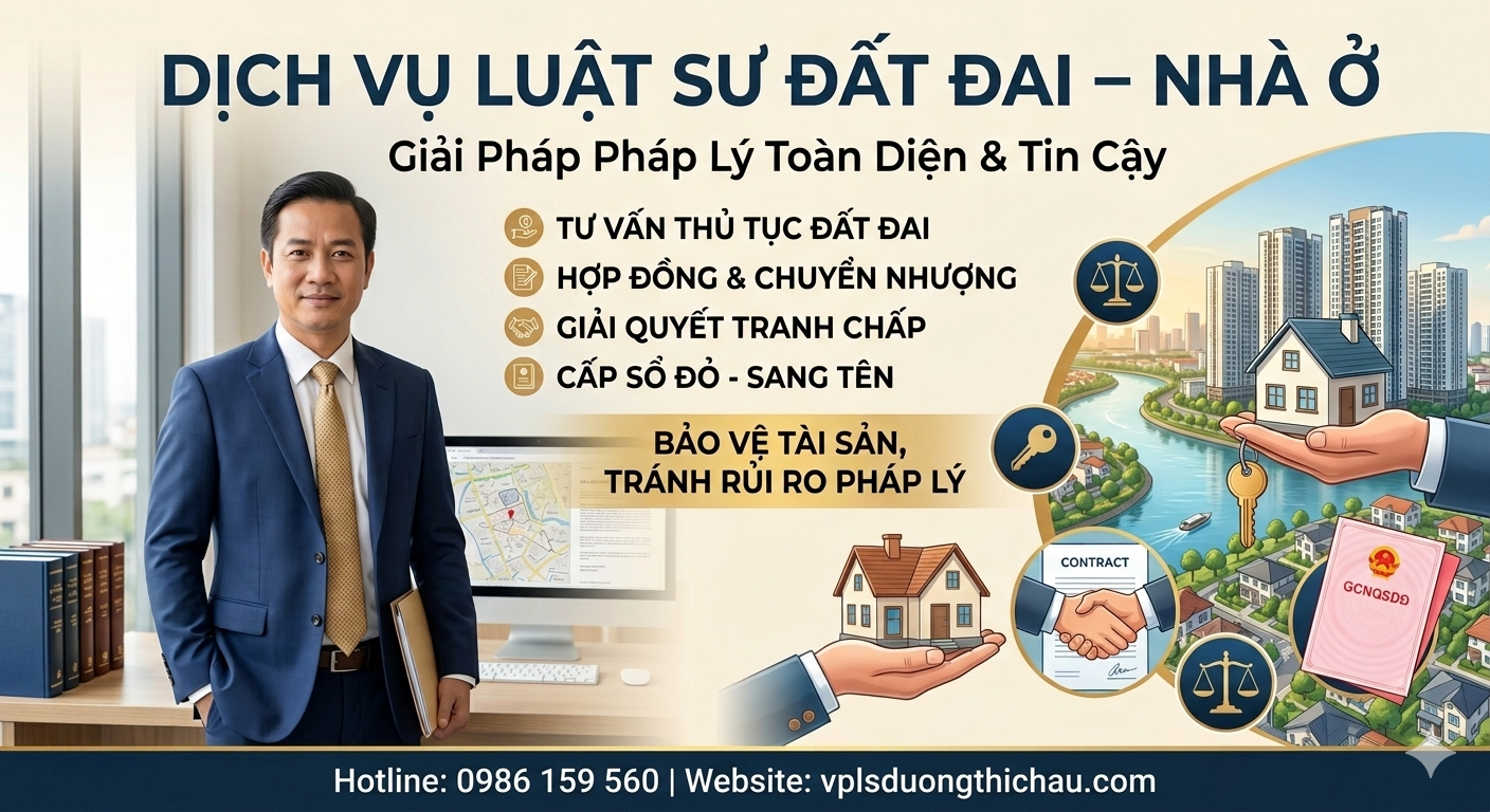 Luật sư Đất đai – Nhà ở | Tư vấn tranh chấp đất, ranh giới, lối đi, sang tên sổ đỏ